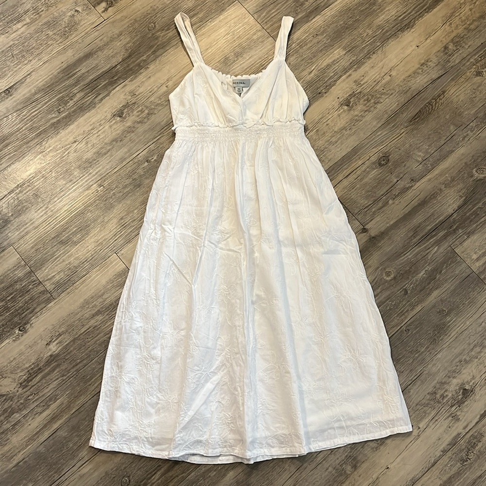 Merona White Maxi Sleeveless Dress. Size XS